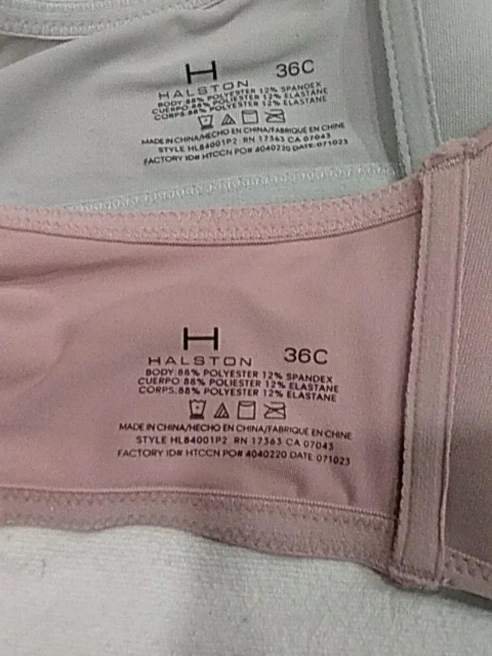 Everyday Smooth Bra - Pink and Light Gray